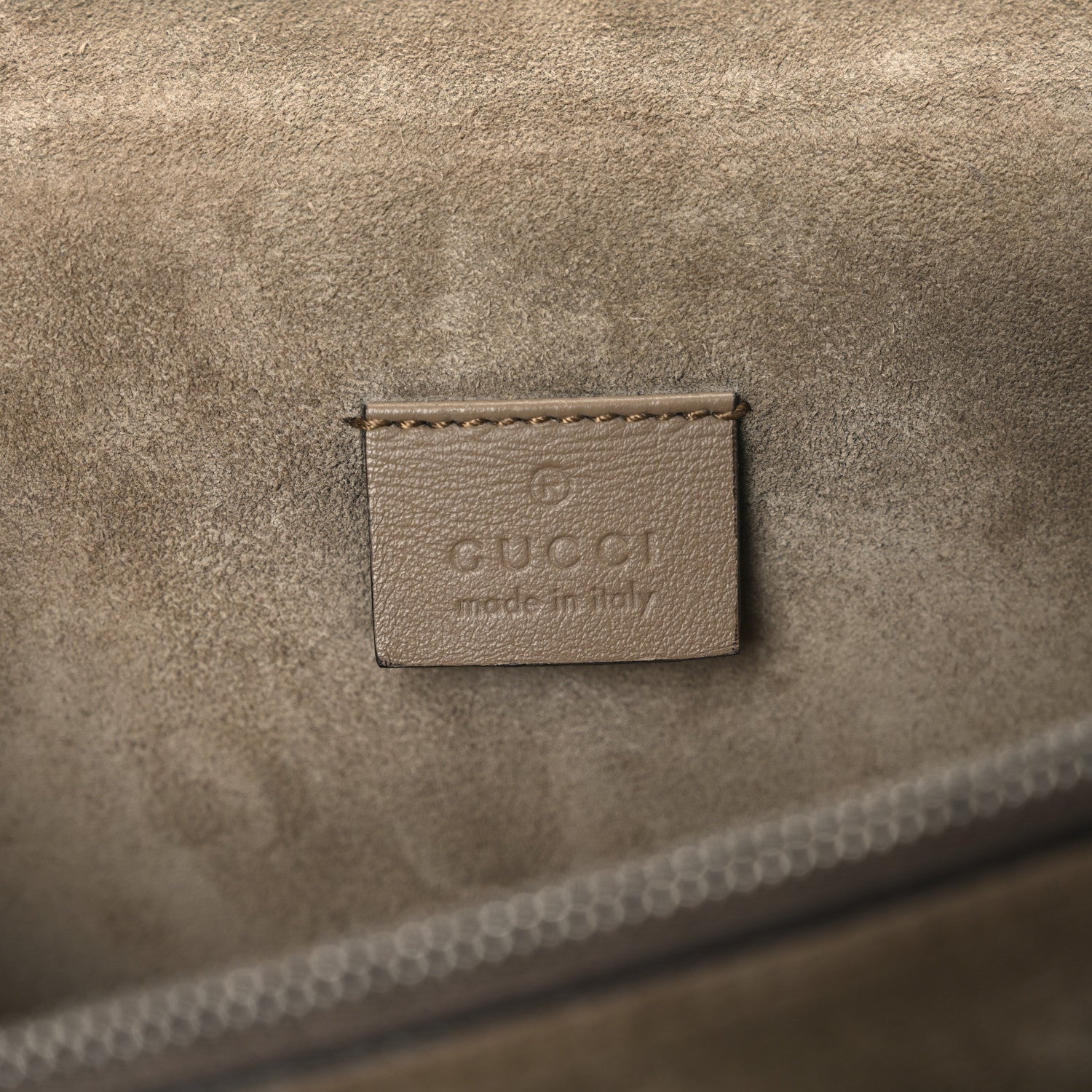 Gucci GG Supreme Monogram Medium Dionysus Shoulder Bag Taupe 6 of 10