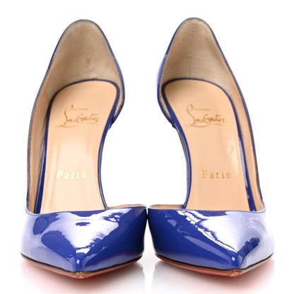 Christian Louboutin Patent Iriza 100 Pumps 37 Pervenche 3 of 9