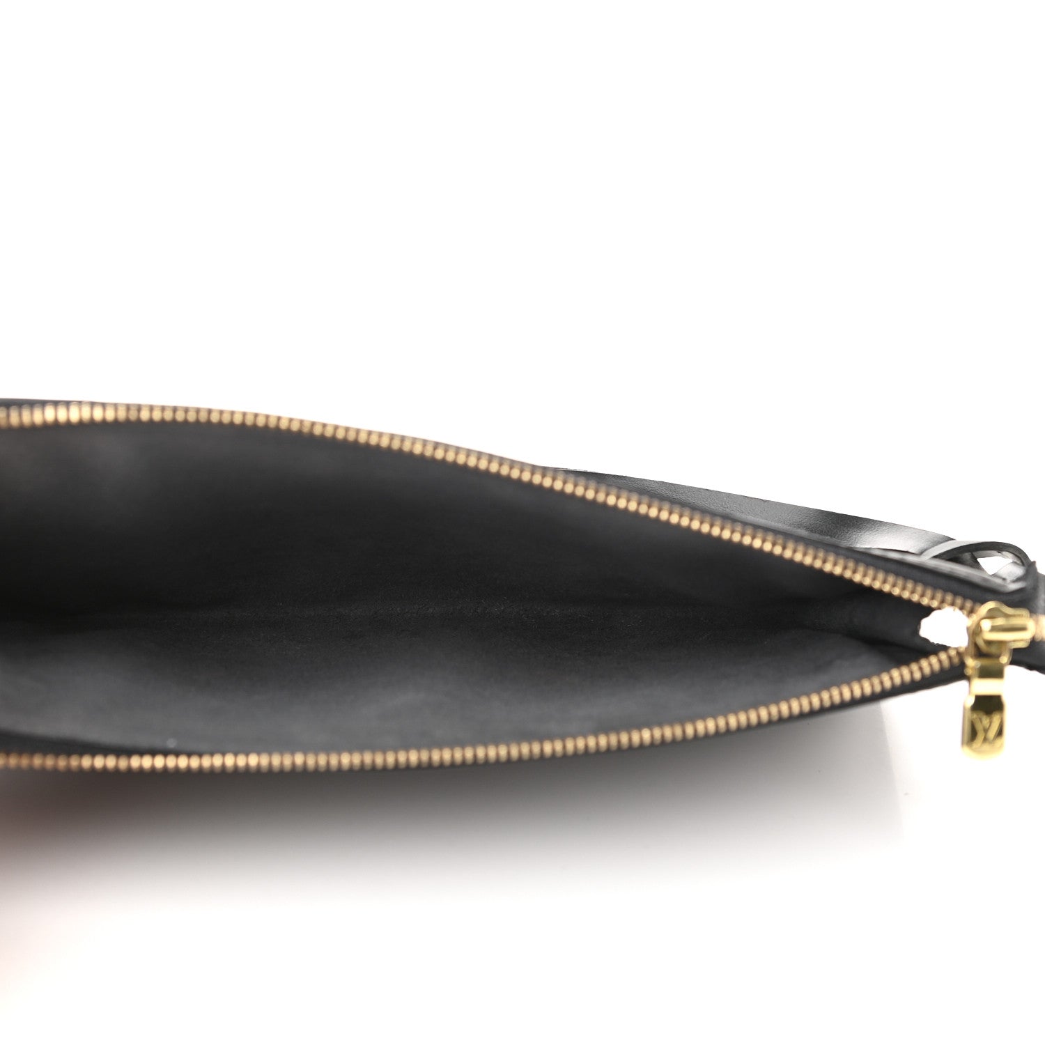 Louis Vuitton Epi Pochette Accessories 24 Black 4 of 8
