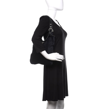 Prada Suede Scamosciato Hobo Blue 2 of 10