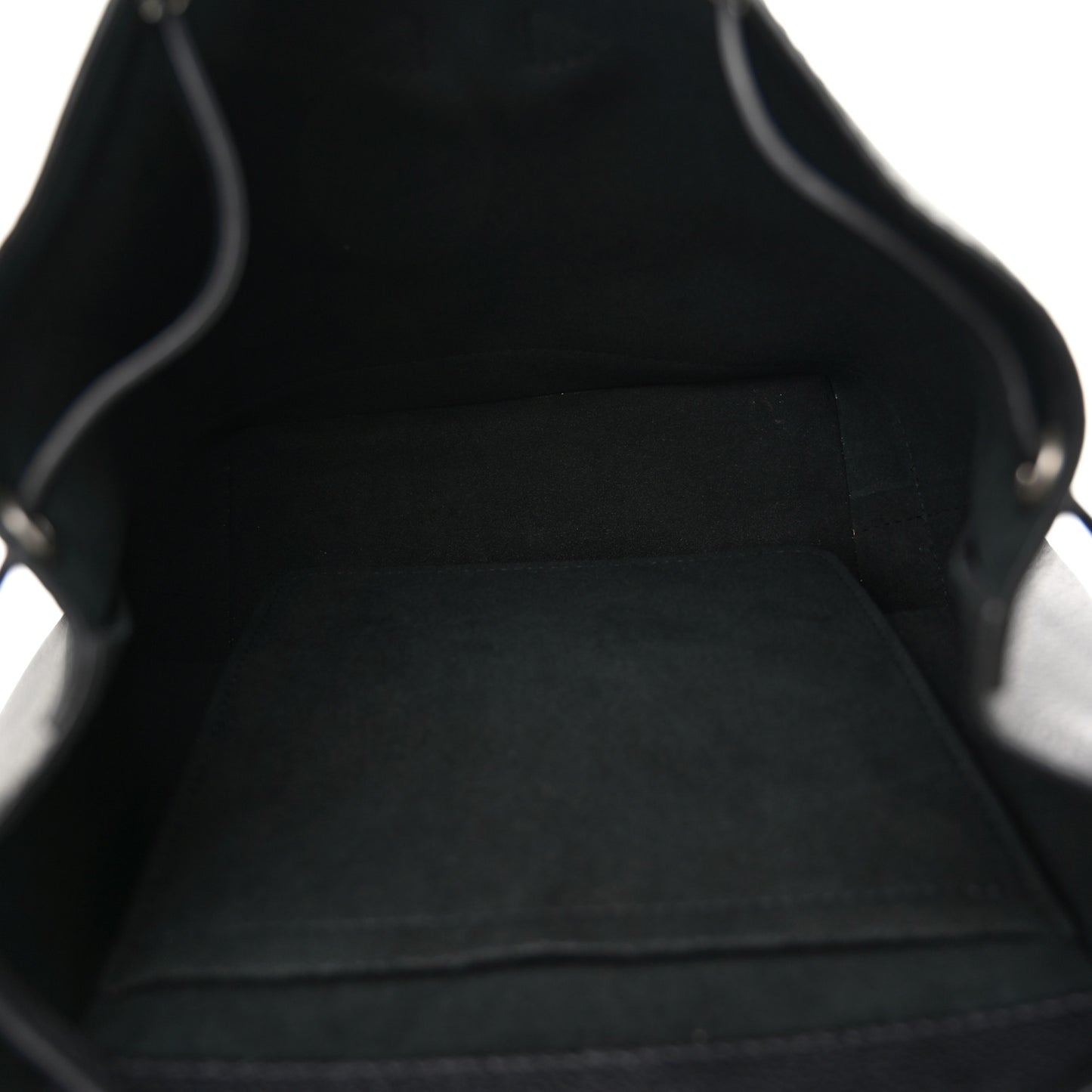 Calfskin Lockme Backpack Black