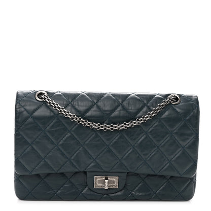 Chanel Aged Calfskin Quilted 2.55 Reissue 227 Green 1 of 11