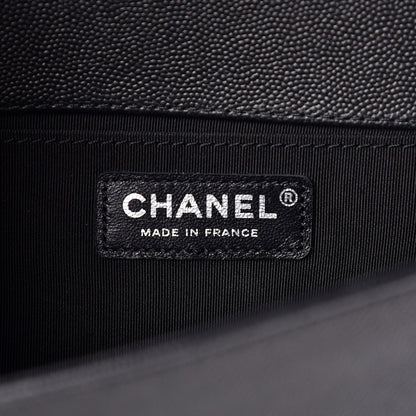 Chanel Caviar Quilted Medium Boy Flap So Black 6 of 9