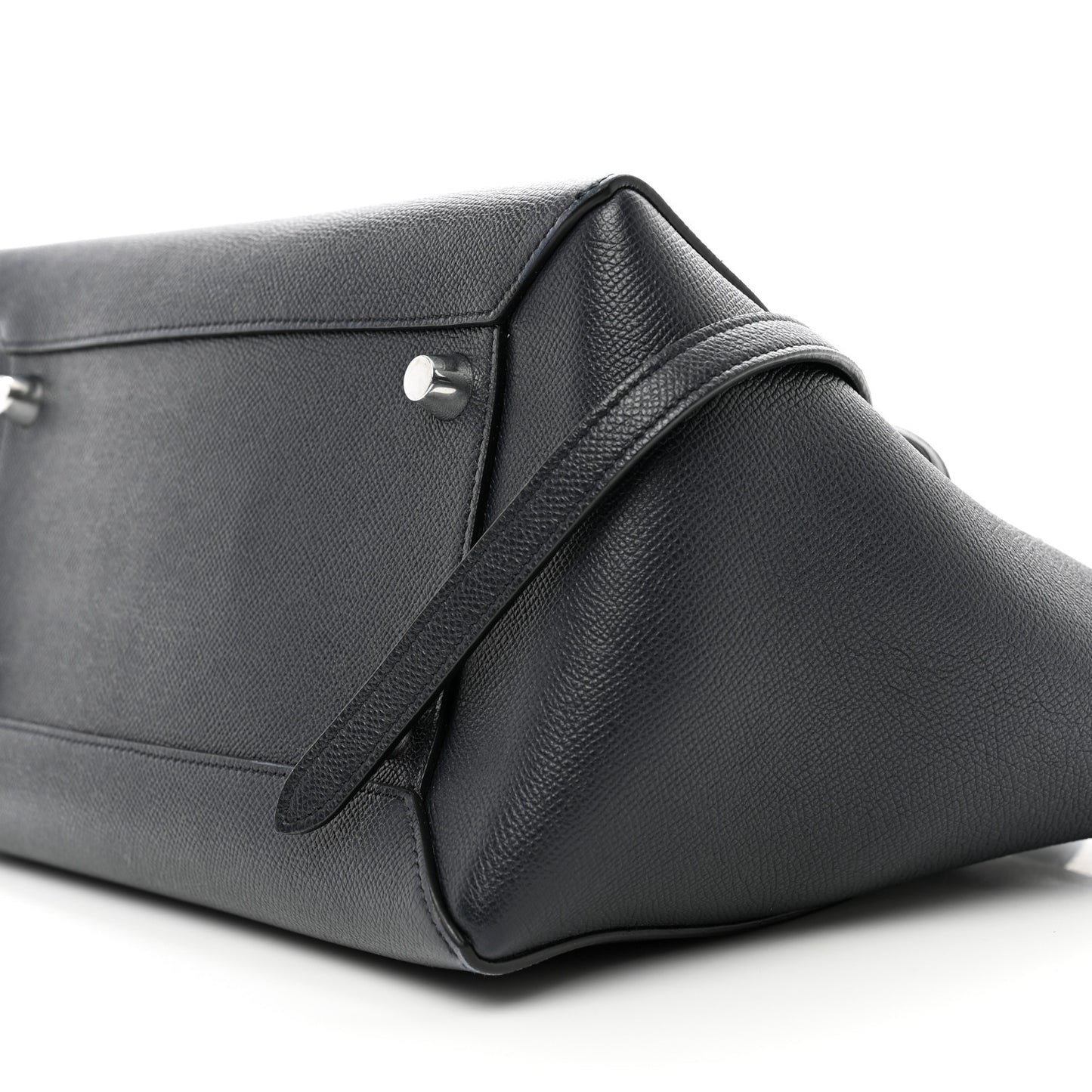 Grained Calfskin Mini Belt Bag Black