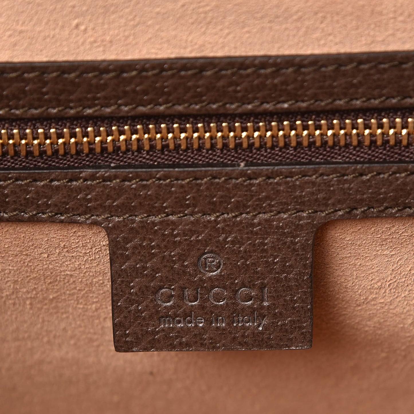 GG Supreme Monogram Web Medium Ophidia Tote Bag Brown