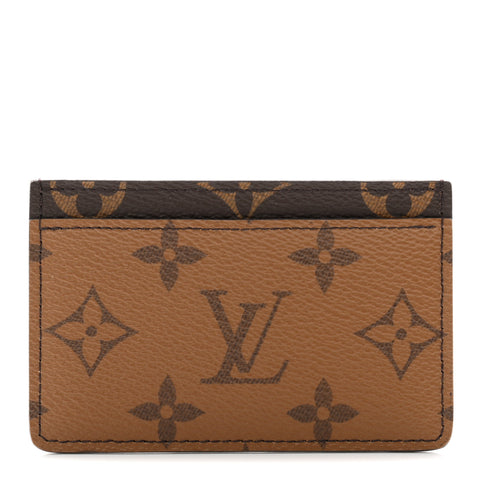 Reverse Monogram Card Holder