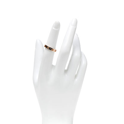 Tiffany 18K Rose Gold Diamond Atlas Pierced Ring 51 5.75 2 of 5