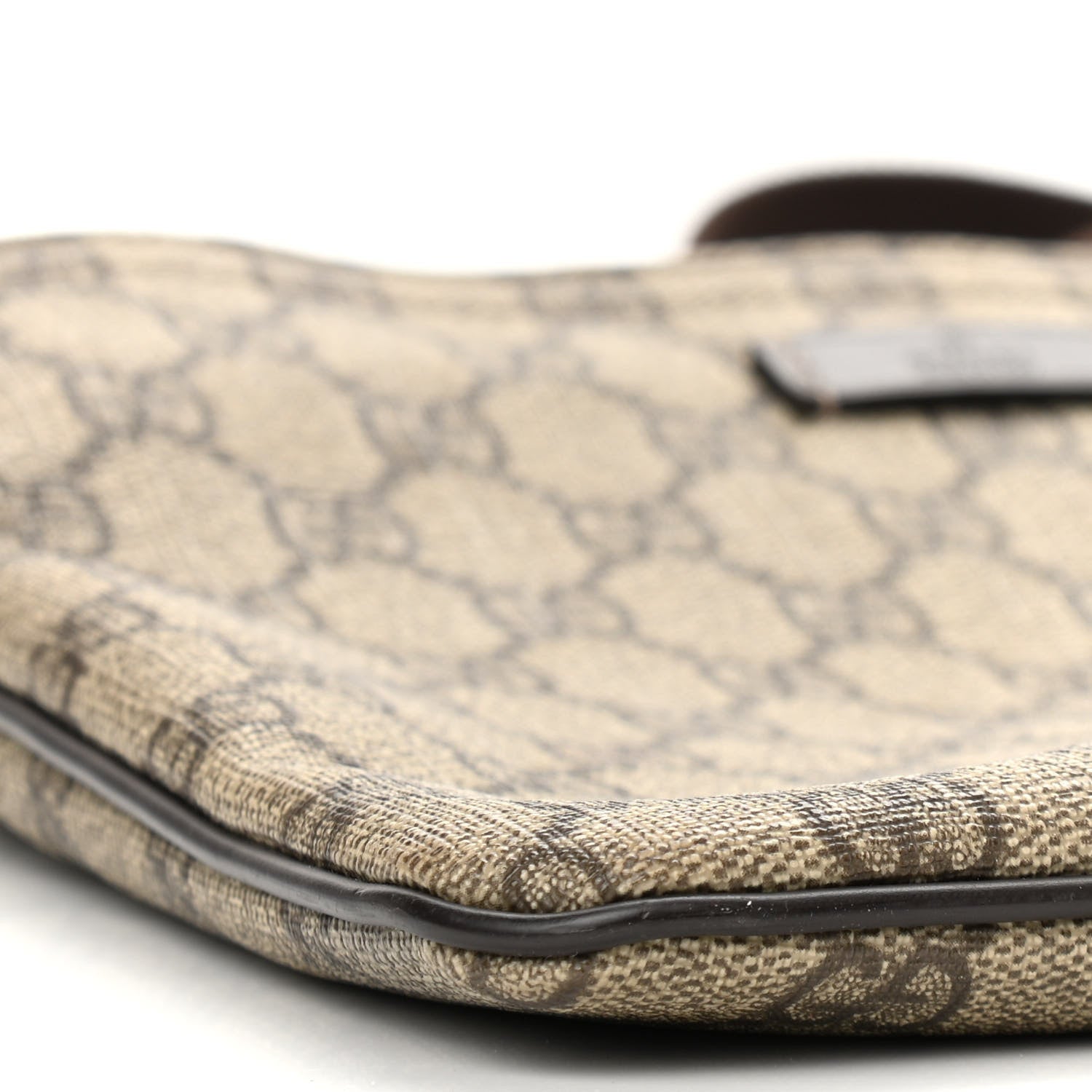 Gucci GG Supreme Monogram Small Flat Messenger Bag Dark Brown 9 of 10