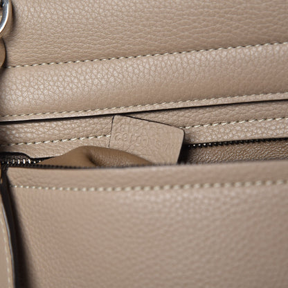 Celine Drummed Calfskin Suede Small Trapeze Dune 8 of 8