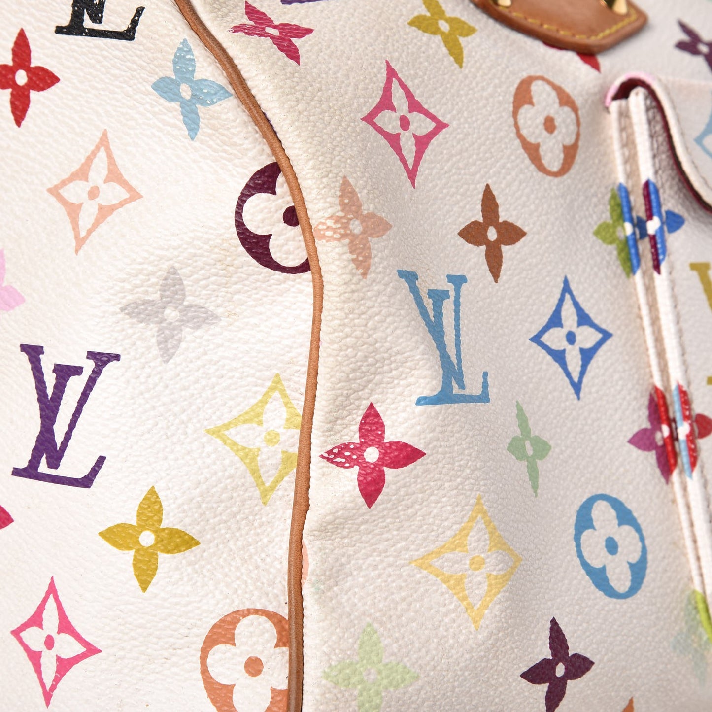 Monogram Multicolor Speedy 30 White