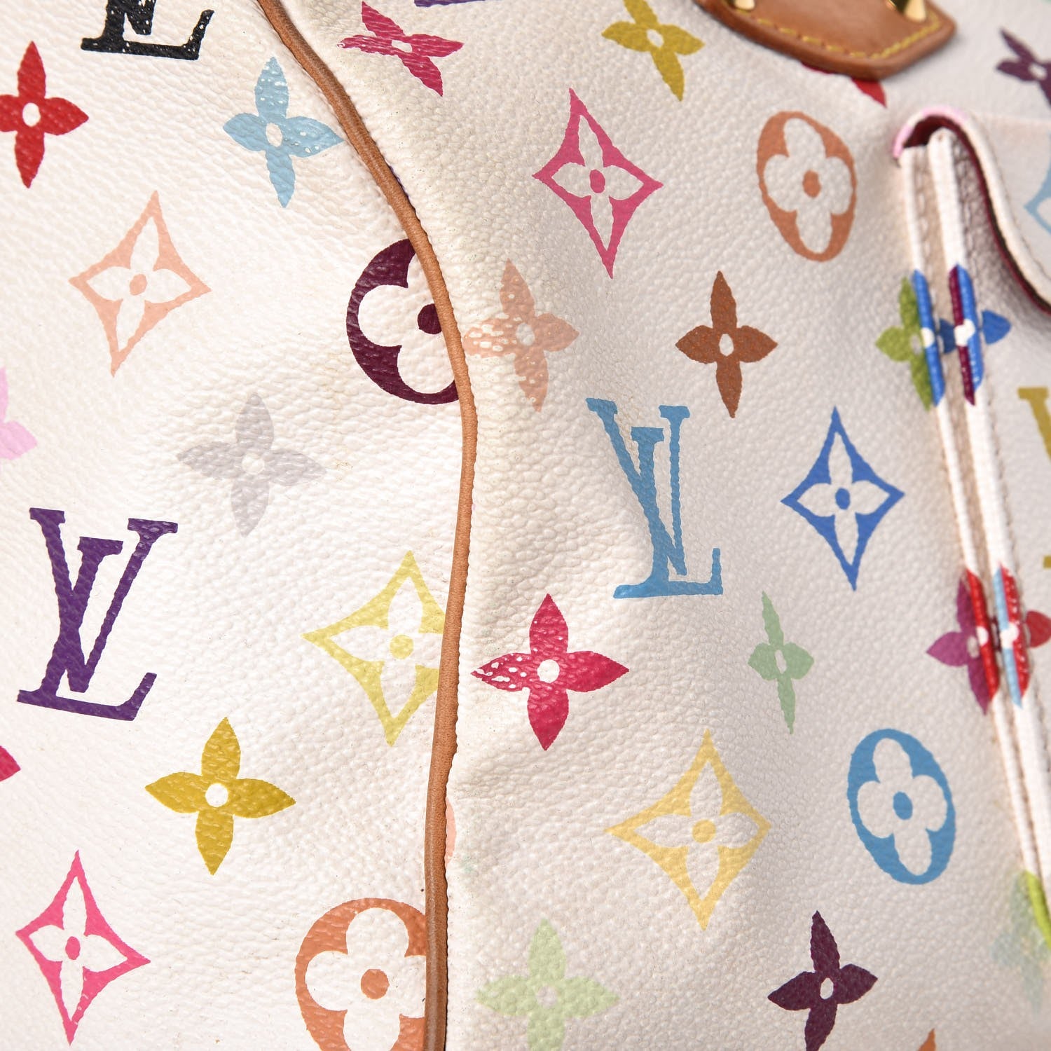 Louis Vuitton Monogram Multicolor Speedy 30 White 8 of 15