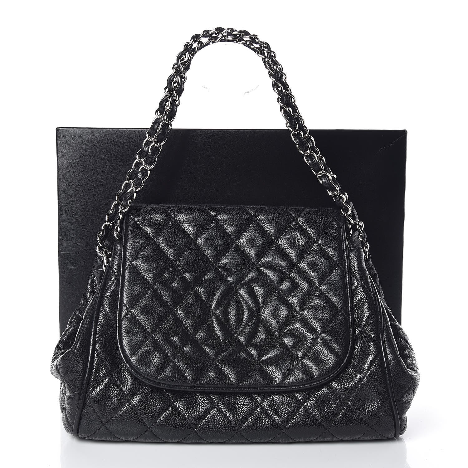 Chanel Caviar Quilted Timeless Accordion Flap Black 14 of 14