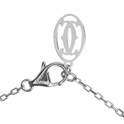 Cartier 18K White Gold Diamond SM D'Amour Pendant Necklace 5 of 6