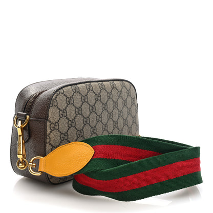 Gucci GG Supreme Monogram Web Neo Vintage Shoulder Bag Beige New Acero Crop 3 of 10
