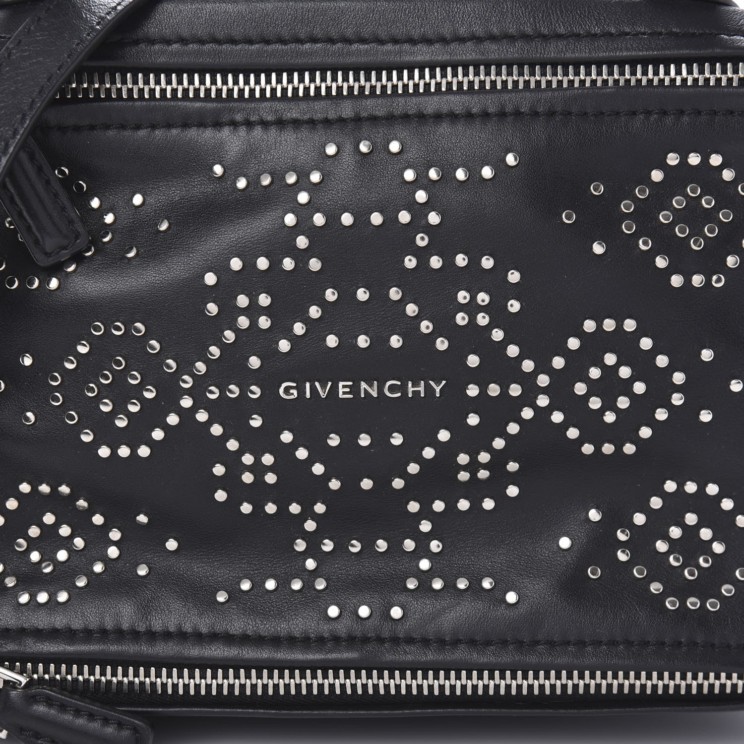 Givenchy Calfskin Small Studded Pandora Black 10 of 10