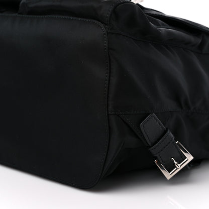 Prada Tessuto Nylon Saffiano Medium Backpack Black 9 of 10