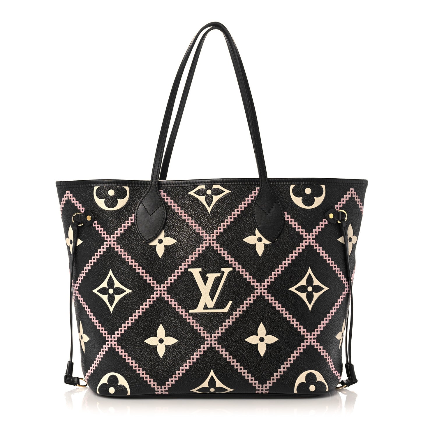 Empreinte Monogram Giant Broderies Neverfull MM Black