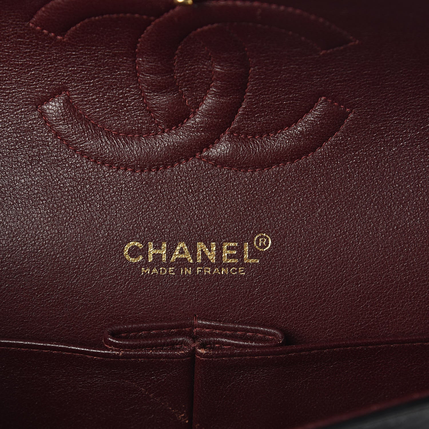 Chanel Lambskin Quilted Medium Double Flap Black 7 of 12