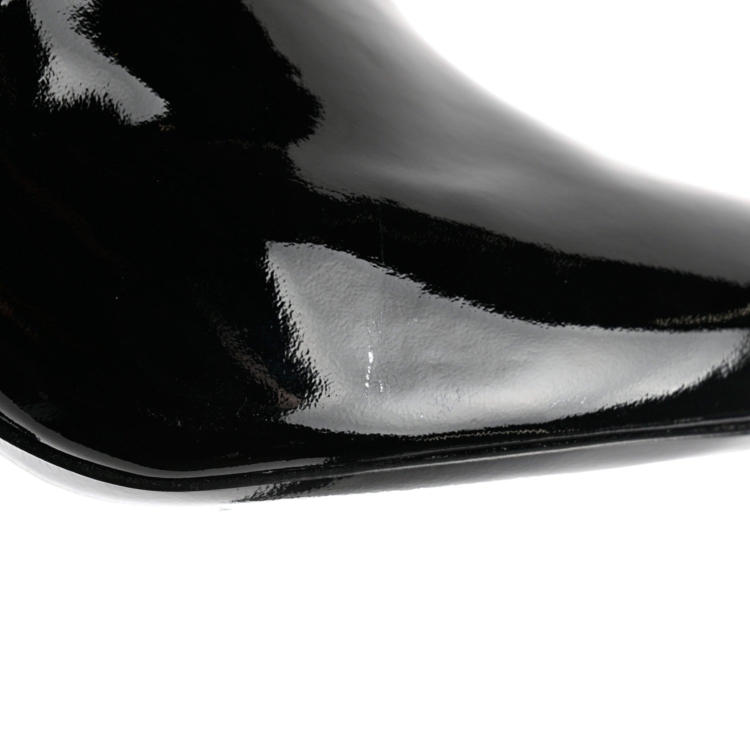 Louis Vuitton Patent Silhouette Ankle Boots 38 Black 11 of 11