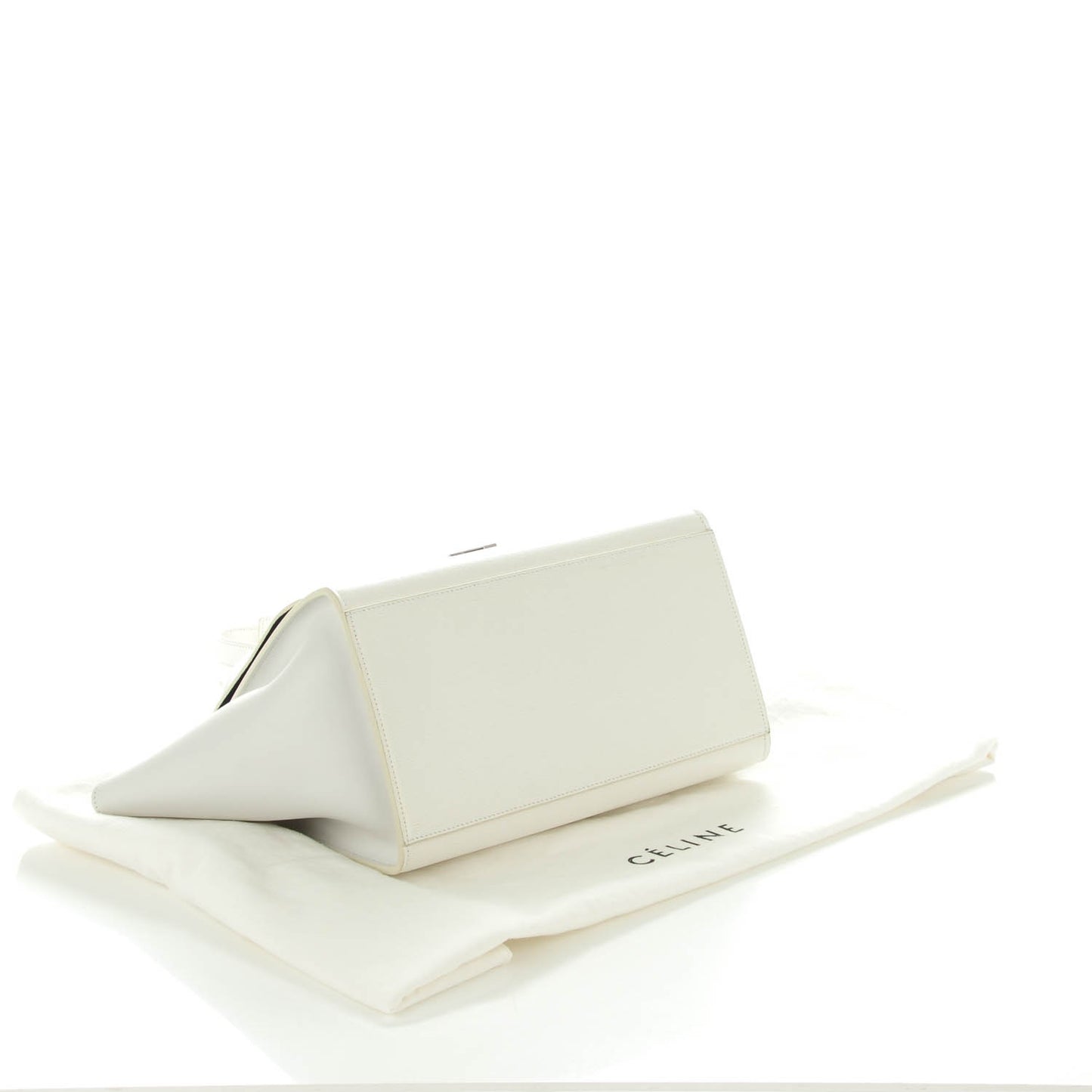 Liege Calfskin Small Trapeze White