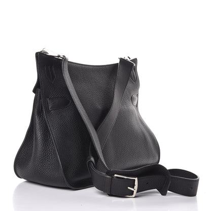 Hermes Taurillon Clemence Jypsiere 34 Black 3 of 7
