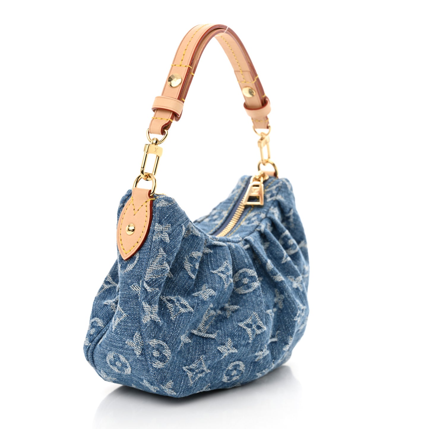 Monogram Denim Pochette Valley Blue