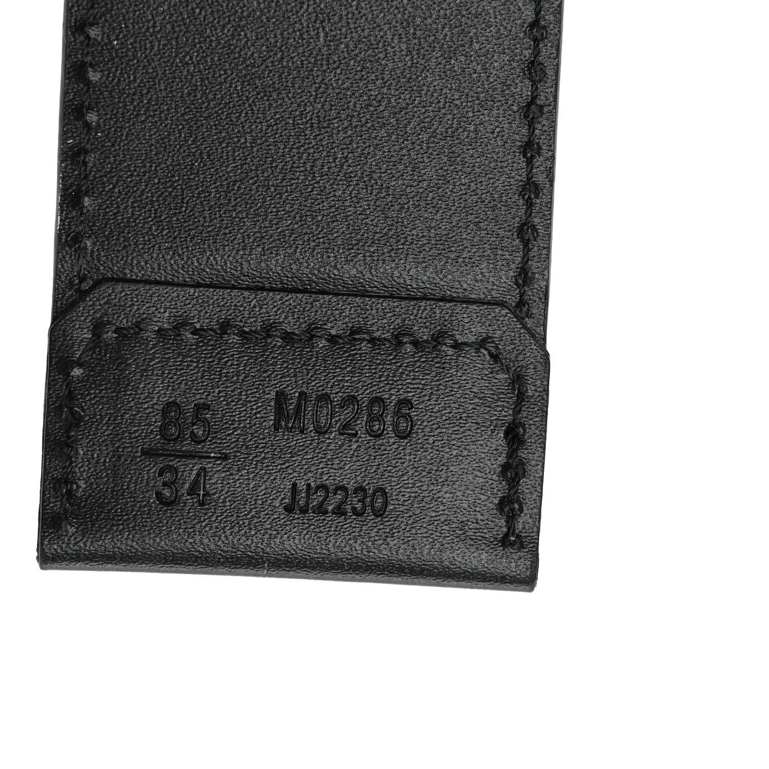 Louis Vuitton Calfskin Monogram Eclipse 40 mm LV Circle Belt 85 34 3 of 4
