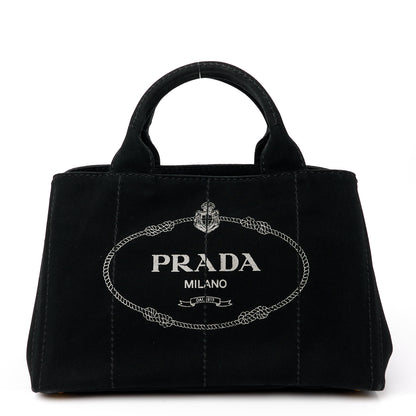 Prada Canapa Logo Tote Black 1 of 17