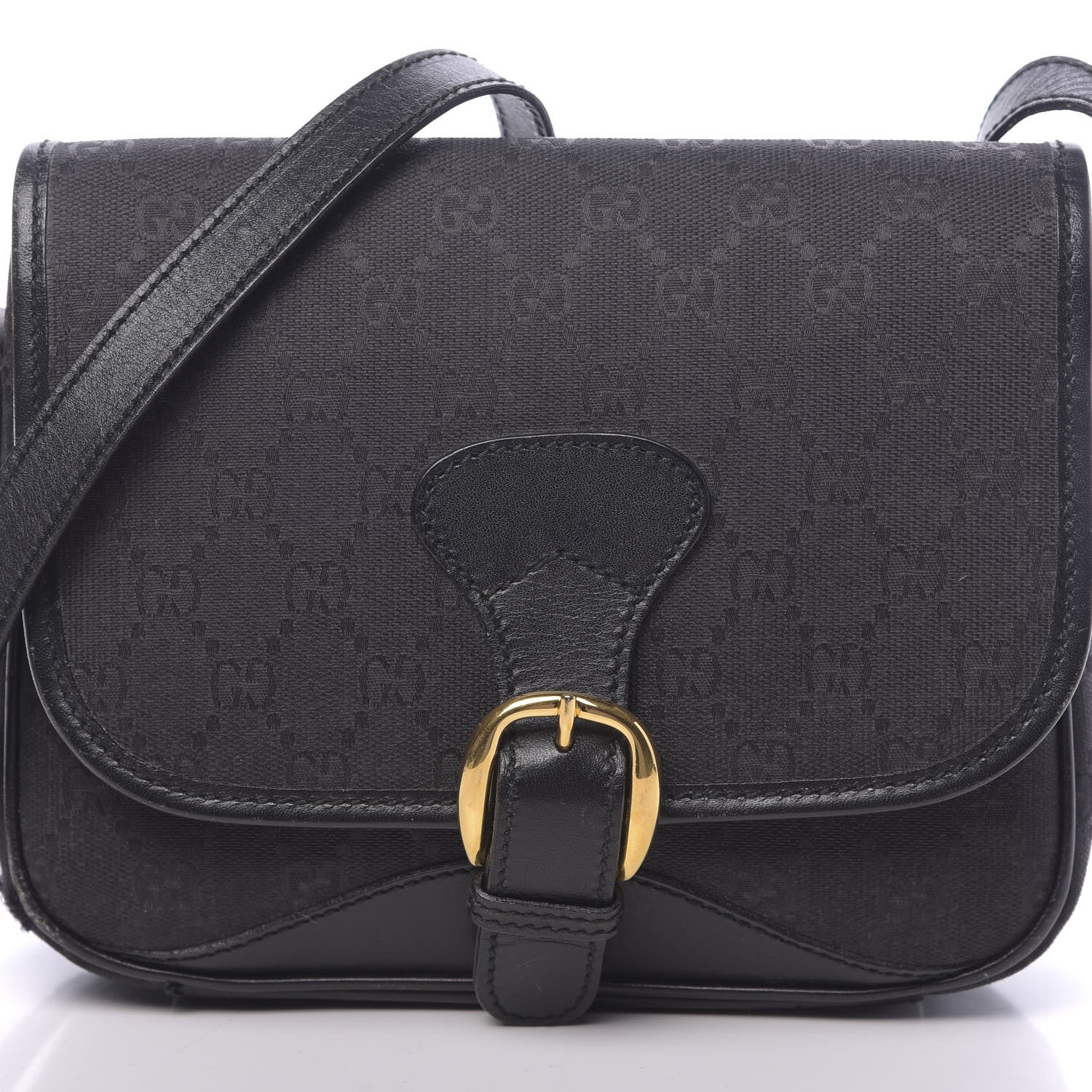 Gucci Monogram Shoulder Bag Black 15 of 15