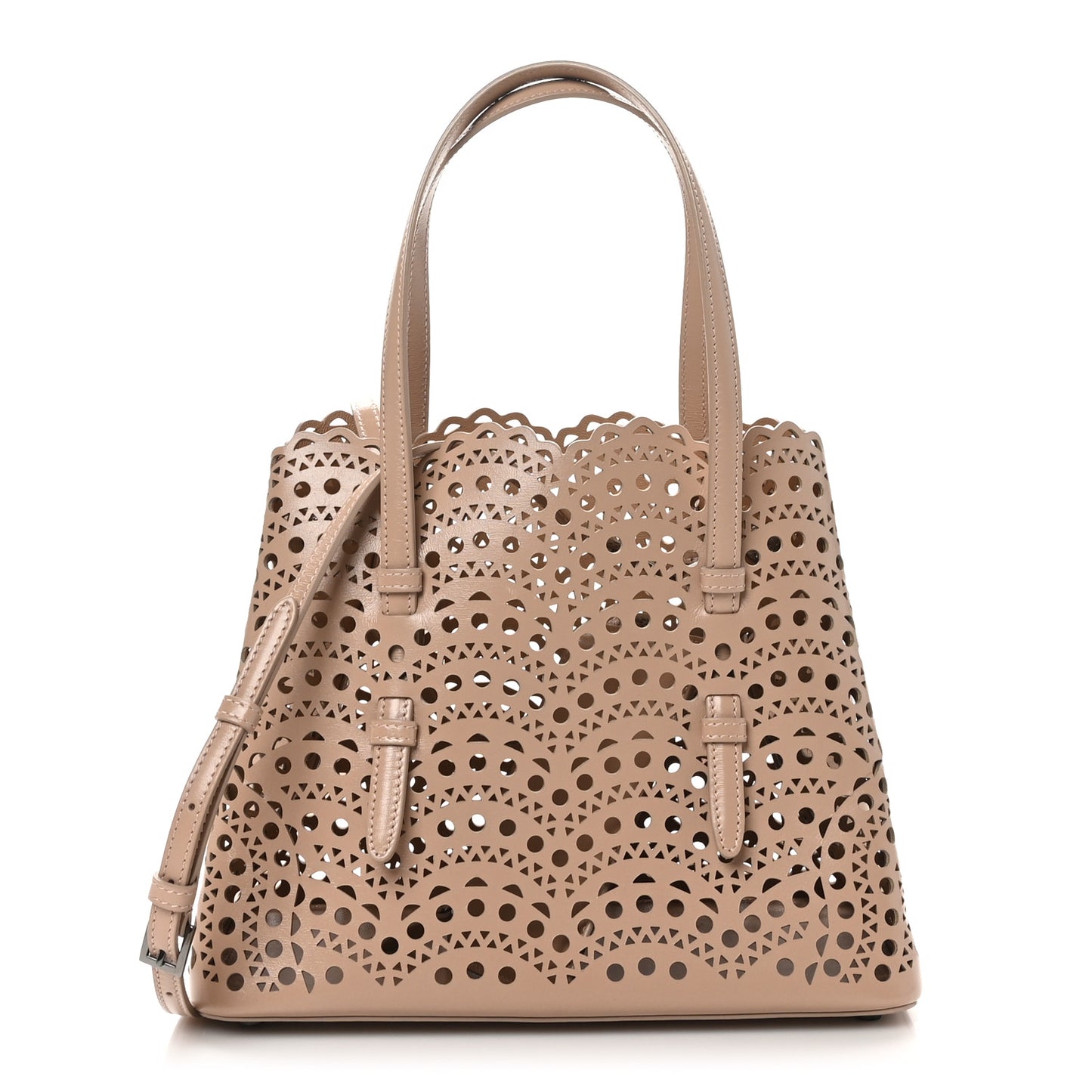 Calfskin Vienne Wave Mina 25 Bag  Sable