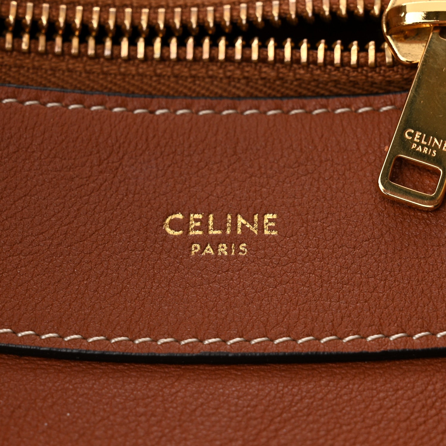 Celine Supple Calfskin Medium Romy Shoulder Bag Tan 6 of 11