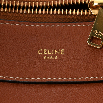 Celine Supple Calfskin Medium Romy Shoulder Bag Tan 6 of 11