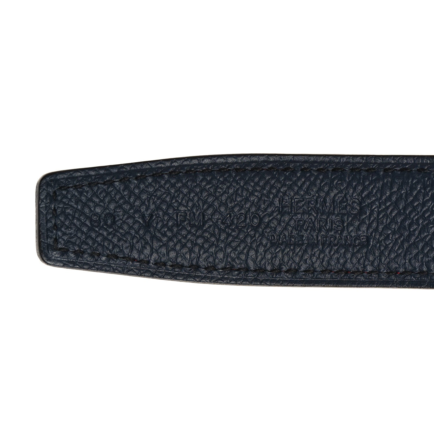 Hermes Epsom Swift 24mm Constance Belt 80 32 Rouge Casaque Black 5 of 6