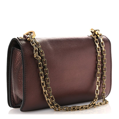 Christian Dior Metallic Calfskin J'Adior Chain Flap Bag Noisette 3 of 12