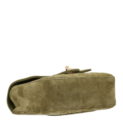 Chanel Suede Calfskin Mini Souplissimo Flap Khaki 4 of 10