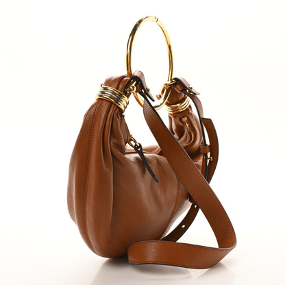 Chloe Grained Calfskin Small Bracelet Hobo Bag Clay Brown Clay Brown 3 of 10