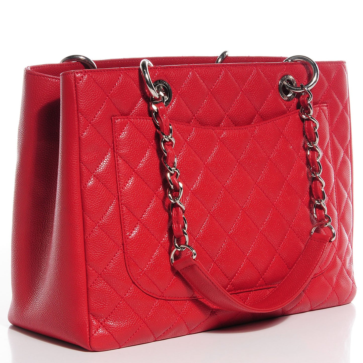 Caviar Grand Shopping Tote GST Red