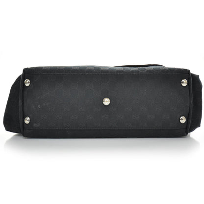 Gucci Monogram Diaper Messenger Bag Black 5 of 9