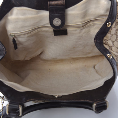 Gucci Monogram Medium Sukey Tote Dark Brown 5 of 14