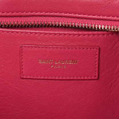 Saint Laurent Calfskin Small Classic Y Cabas Fuchsia 6 of 13