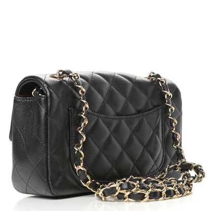 Chanel Caviar Quilted Mini Rectangular Flap Black 3 of 10