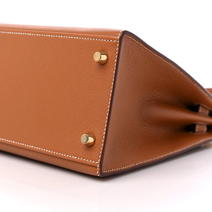 Hermes Epsom Kelly Sellier 28 Gold 9 of 9