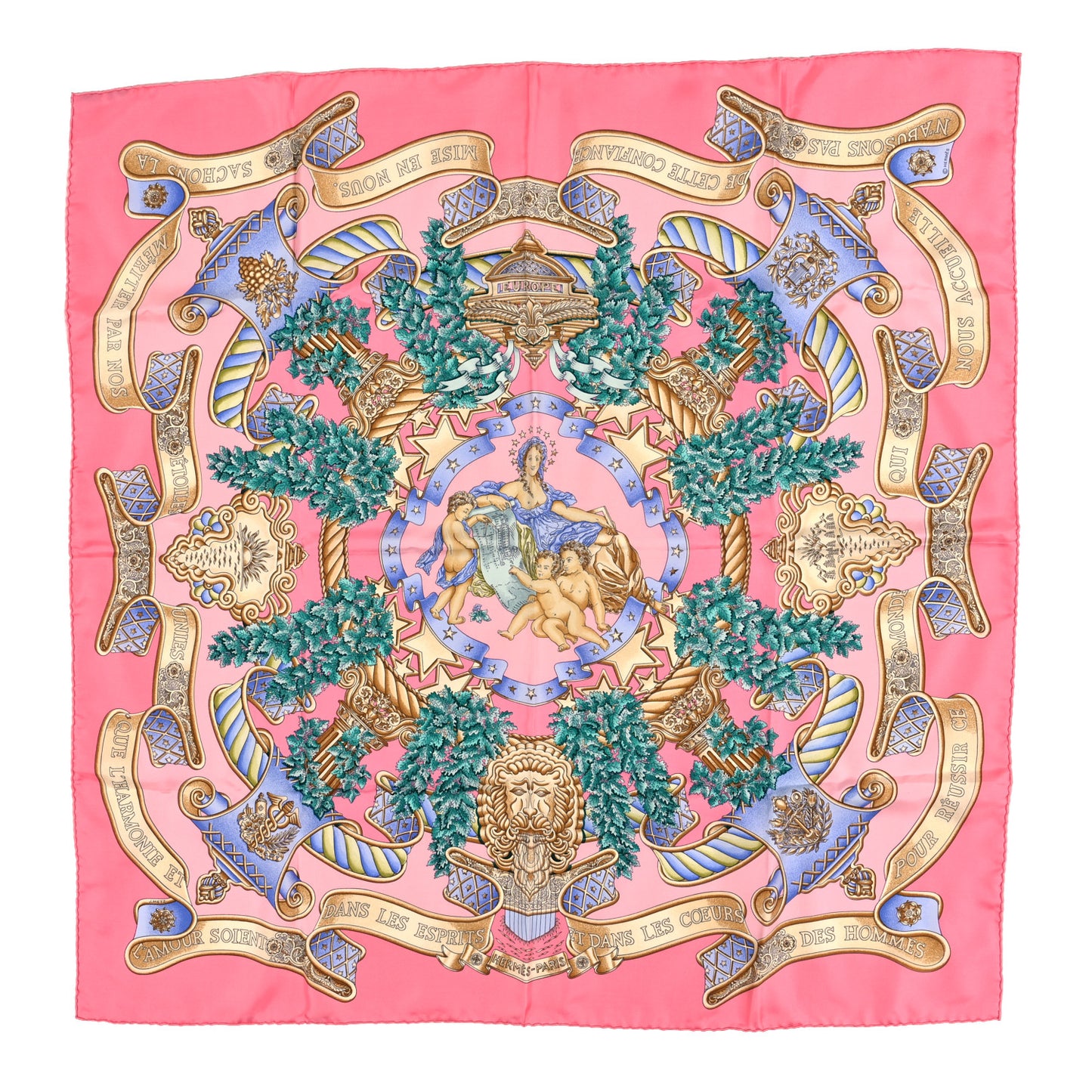 Silk Europe Scarf 90