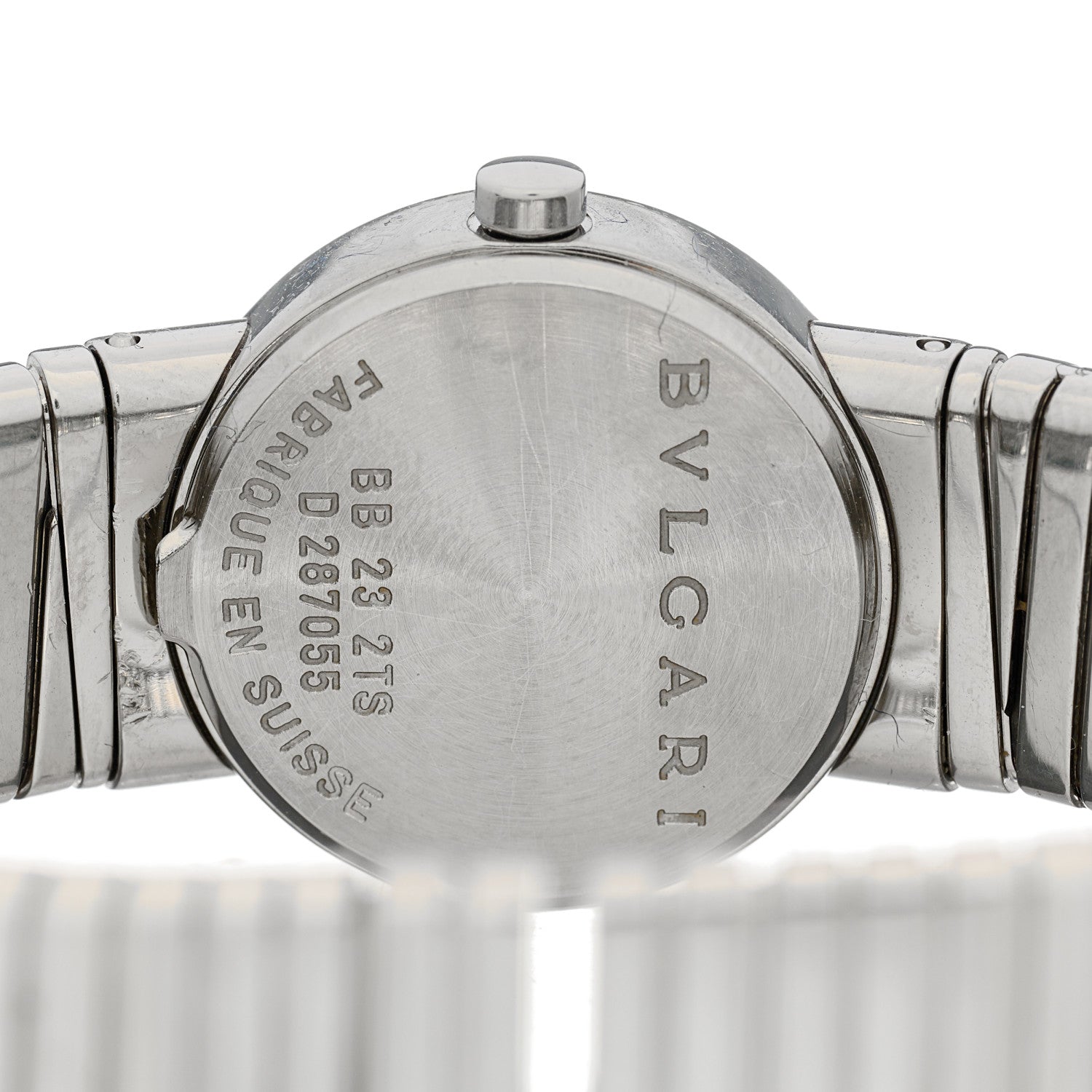 Bulgari Stainless Steel 23mm Tubogas Quartz Watch Black 4 of 4