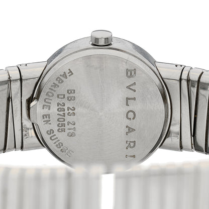 Bulgari Stainless Steel 23mm Tubogas Quartz Watch Black 4 of 4