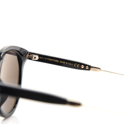 Tom Ford Round TF642-K Sunglasses Black 5 of 8
