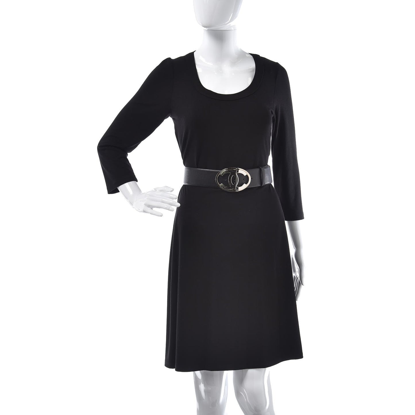 Calfskin CC Belt 95 38 Black