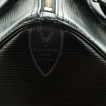 Louis Vuitton Epi Speedy 25 Black 5 of 7