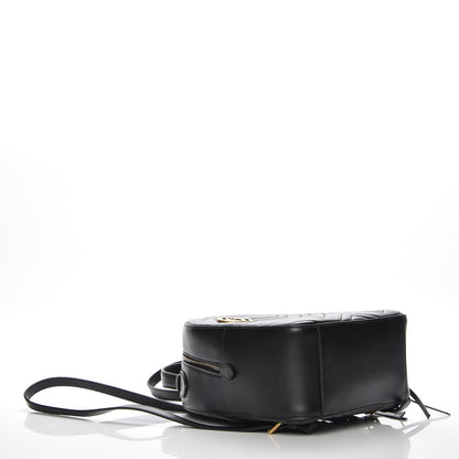 Gucci Calfskin Matelasse GG Marmont Backpack Black 4 of 7