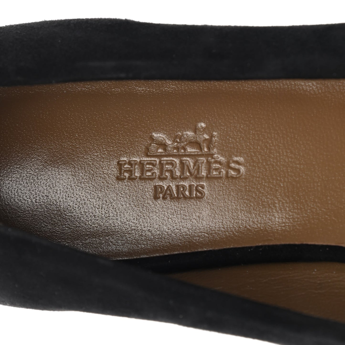 Suede Goatskin Bilbao Ballerina Flats 36 Black